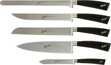  Berkel Elegance Schwarz - Set mit 5 Chef-Messer 